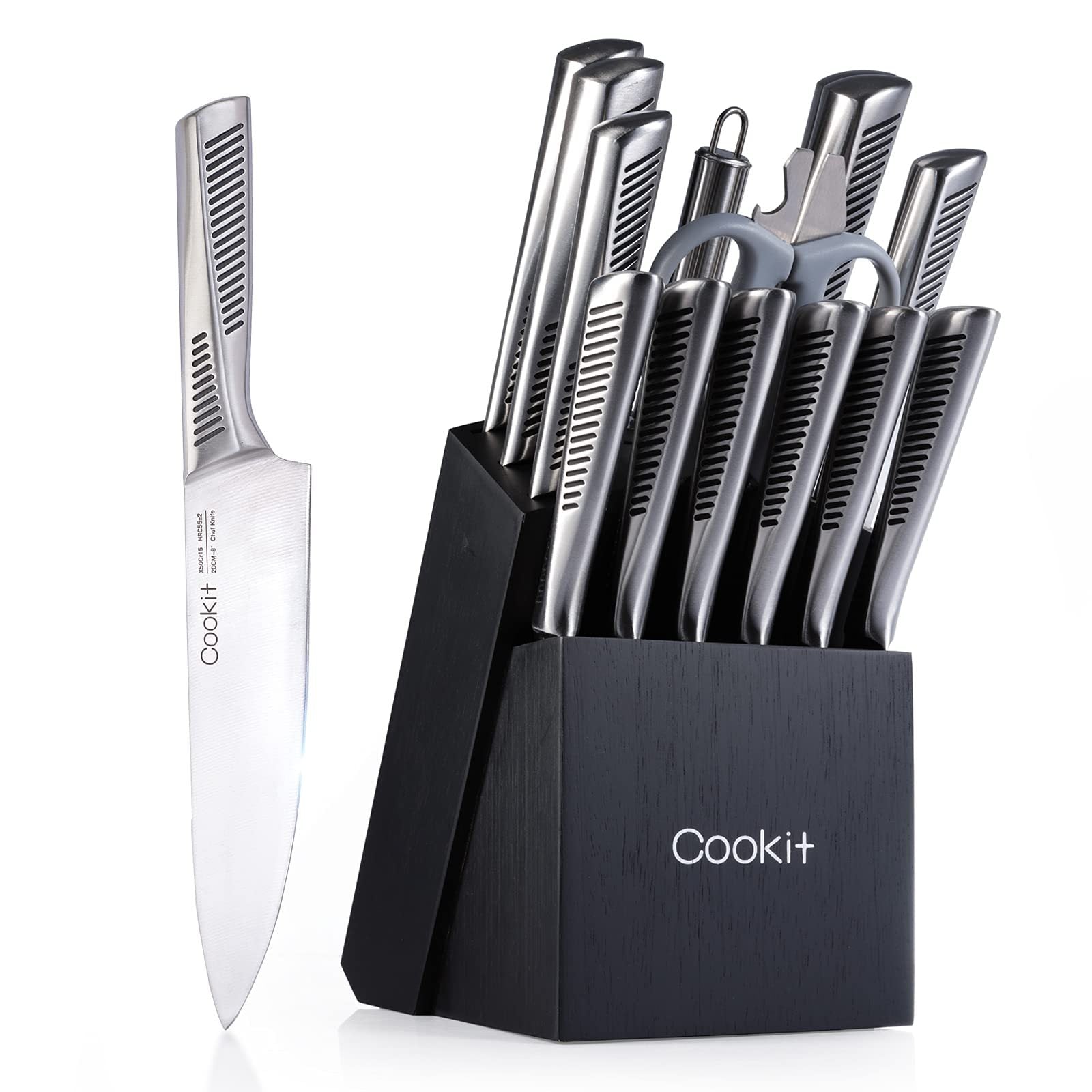 -Slip German Stainless Steel Hollow Handle Cutlery Set