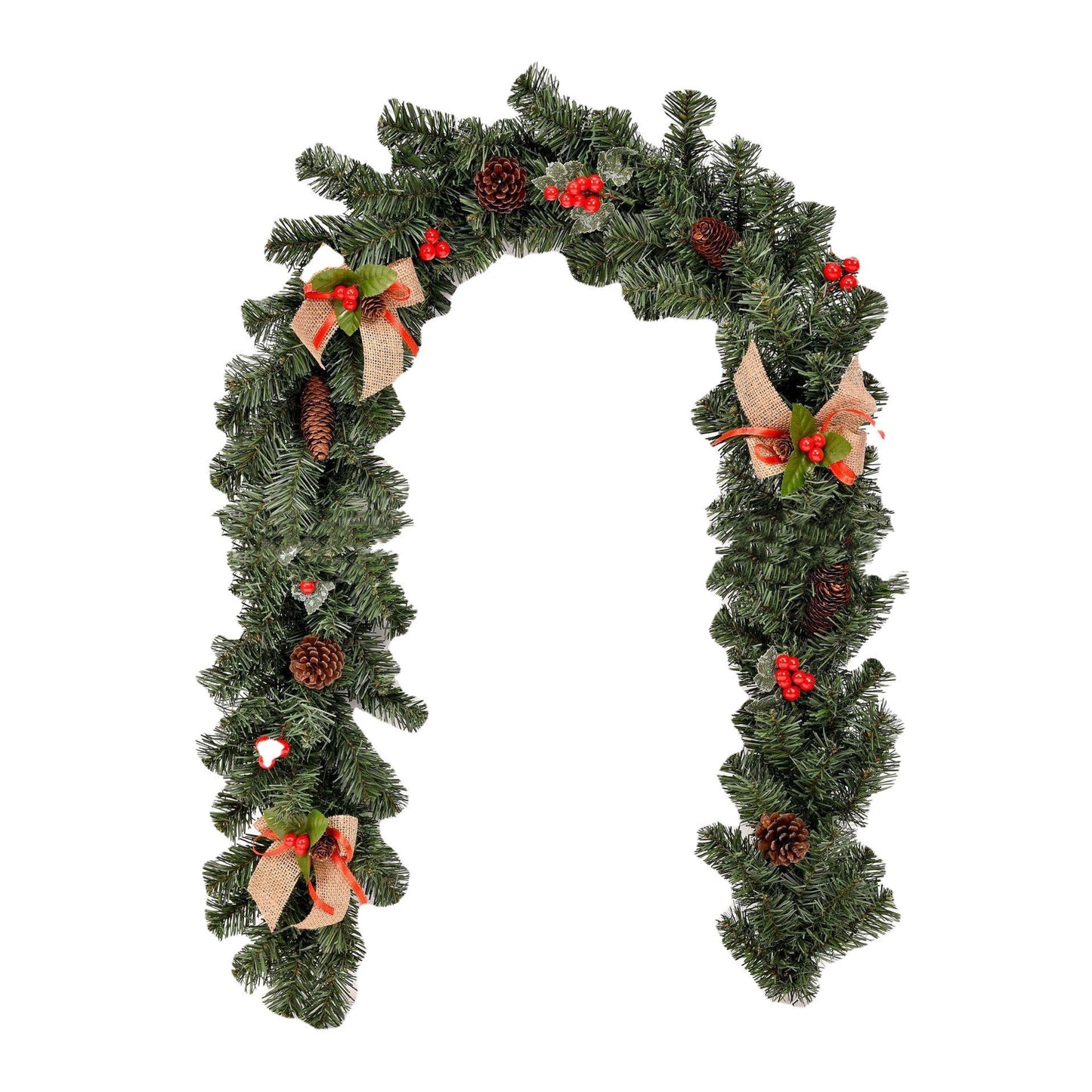 1.8M Christmas Decor Rattan Artificial Flower Tree Ornament