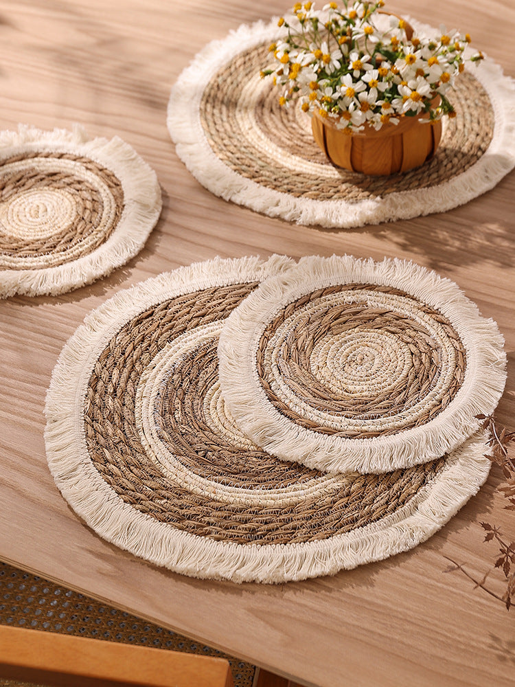 Tassel Grass Insulated Dining Table Mat