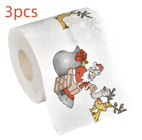 Christmas Toilet Roll Paper Home Santa Claus Bath Toilet Roll Paper Christmas Supplies Xmas Decor Tissue Roll