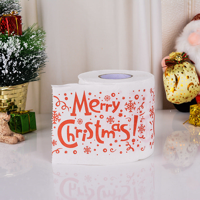 Christmas Toilet Roll Paper Home Santa Claus Bath Toilet Roll Paper Christmas Supplies Xmas Decor Tissue Roll